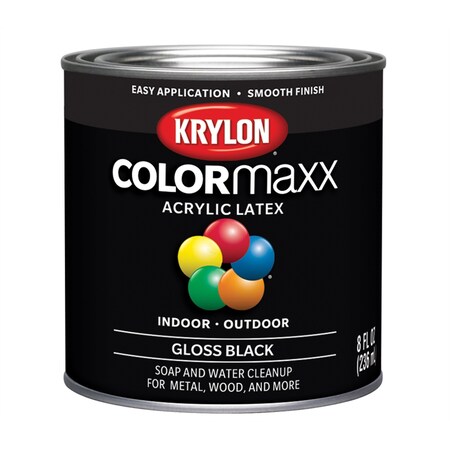 Krylon Black, Gloss, 12 oz KDH5605